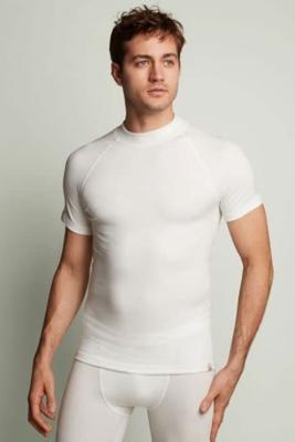 Heren thermo shirt Korte mouw - Thermo ondergoed heren - Ronde hals - Thermo kleding heren