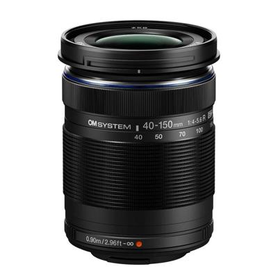 OM SYSTEM M.Zuiko Digital ED 40-150mm F/4.0-5.6 R zwart OM SYSTEM M.Zuiko Digital ED 40-150mm F/4.0-5.6 R zwart
