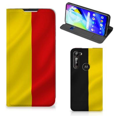 Motorola Moto G8 Power | Standcase | Belgische Vlag Motorola Moto G8 Power | Standcase | Belgische Vlag