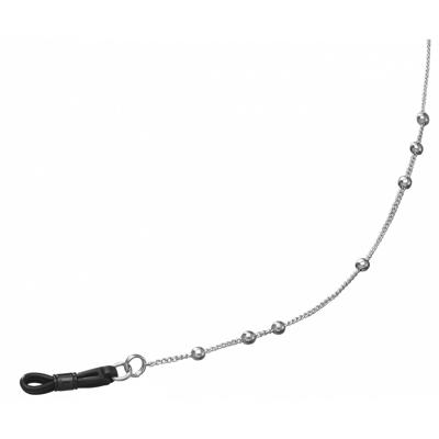 Henri Beaud brillenkoord Rondje 65 cm staal zilver Henri Beaud brillenkoord Rondje 65 cm staal zilver