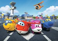 Jumbo vloerpuzzel Super Wings junior 50 cm 15 delig - thumbnail