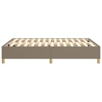 Boxspringframe stof taupe 140x190 cm - thumbnail