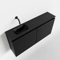 MONDIAZ TURE 100cm toiletmeubel urban. EDEN wastafel urban links geen kraangat - thumbnail