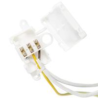 QAZQA Wandlamp staal met leeslamp en kap velours 20|20|20 blauw - thumbnail