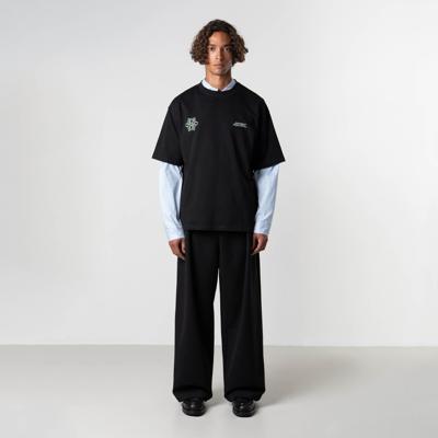 Quotrell Insignia Tee Th42542 Print T-shirts 9853 Black/moss Green