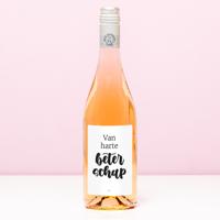 Wijnfles Van Harte Beterschap - Rosé (Blush Rosé) - thumbnail