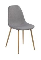 Bendt Eetkamerstoel 'Louise' kleur Lichtgrijs - thumbnail