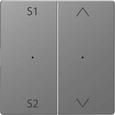 Merten MEG5227-6036 Wisselschakelaar Afdekking System Design RVS 1 stuk(s)
