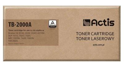 Actis Tonercartridge TB-2000A (vervanging Brother TN-2000/TN-2005; standaard; 2500 pagina's; zwart)