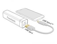 Delock 85355 USB-kabel USB-A stekker, USB-C stekker 0.15 m Wit - thumbnail
