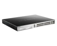 D-Link DGS 3130-30PS - Switch - L3 Lite - Managed - 24 x 10/100/1000 (PoE+) + 2 x 10 Gigabit Ethernet + 4 x 10 Gigabit S - thumbnail