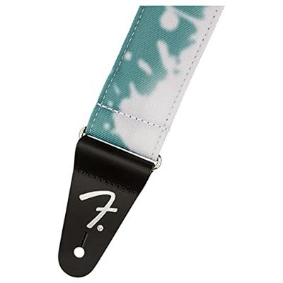 Fender Tie Dye Acid Wash gitaarband Teal (groen/blauw)