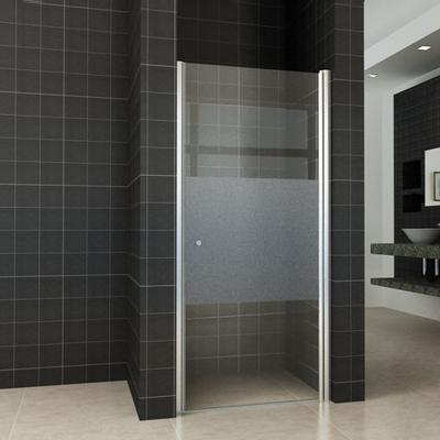 Wiesbaden nisdeur -R- met profiel 700x2000 8 mm NANO ged.matglas