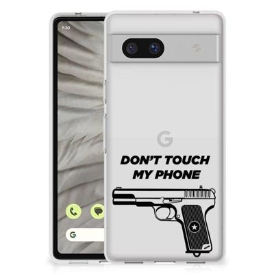 Google Pixel 7A Silicone-hoesje Pistol DTMP Google Pixel 7A Silicone-hoesje Pistol DTMP