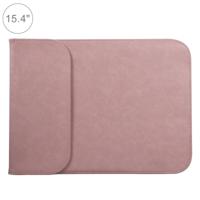15 4 inch PU + nylon laptop tas Case Sleeve notebook draagtas voor MacBook Samsung Xiaomi Lenovo Sony DELL ASUS HP (roze) - thumbnail