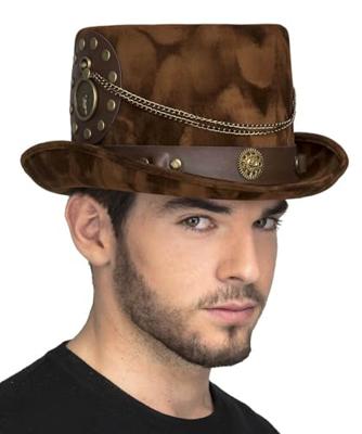 Hoed My Other Me Steampunk Bruin