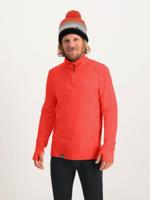 Poederbaas Midlayer Pully Heren Four Seasons Lightweight Mandarin Red-M - thumbnail