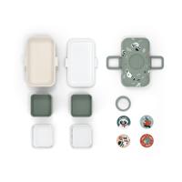 Kinderlunchbox - MONBENTO - 3 vakken - BPA-vrij - MB Tresor Raccoon - thumbnail