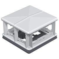 OBO Bettermann T8NL 00C 9011 Vloermodule - thumbnail