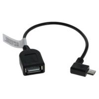Adapterkabel micro-USB - OTG (On-The-Go) - 90graden - thumbnail