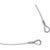 EUROLITE Steel Rope 1000x4mm silver with Thimble - thumbnail