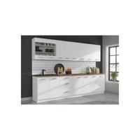 ATLAS Hoog hoekmeubel - Wit decor - L58x58cm - thumbnail