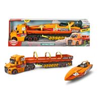 Dickie vrachtwagen met speedboot - thumbnail