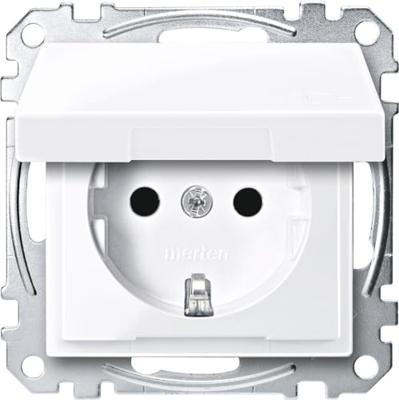 Merten MEG2310-0325 Wandcontactdoos System M Wit 1 stuk(s)
