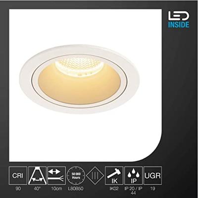 SLV 1003953 NUMINOS L LED-inbouwlamp LED vast ingebouwd 25.41 W Wit SLV 1003953 NUMINOS L LED-inbouwlamp LED vast ingebouwd 25.41 W Wit