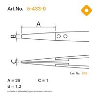 Bernstein Tools for Electronics 5-433-0 Reservepunt voor pincet - thumbnail