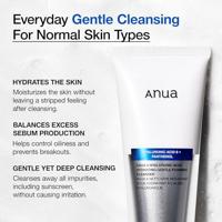 Anua 8 Hyaluronic Acid Hydrating Gentle Foaming Cleanser 150 ml Make-up verwijderaar en reiniger - thumbnail