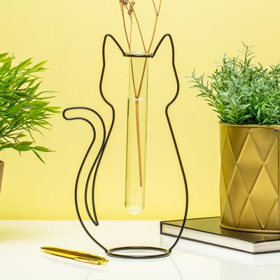 Silhouette draadvaas - Kat Silhouette draadvaas - Kat