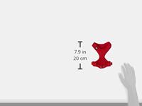 TRIXIE HONDENTUIG TOURING COMFORT SOFT ROOD 28-40X1,5 CM - thumbnail