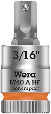 Wera 8740 A HF Binnenzeskant Zyklop Bitdop met 1/4"-aandrijving met vasthoudfunctie, 3/16" - 1 stuk(s) - 05003386001