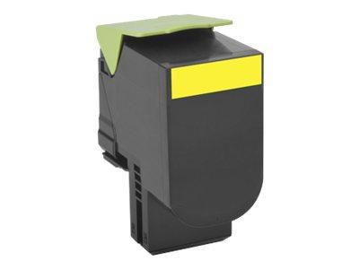 Lexmark Return Program toner 802, 1.000 pagina's, OEM 80C20Y0, geel