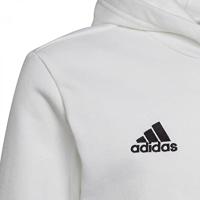 adidas Entrada 22 Sweat Hoodie Kids Wit Zwart - thumbnail