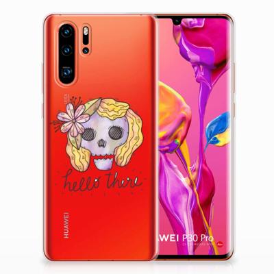 Silicone Back Case Huawei P30 Pro Boho Skull Silicone Back Case Huawei P30 Pro Boho Skull