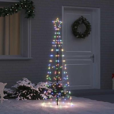 LED Kerstboom met 390 LED Multikleur 250 cm IJzer LED Kerstboom met 390 LED Multikleur 250 cm IJzer