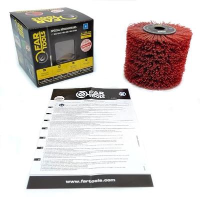 FARTOOLS Borstel nylon schuurdraad rood voor rex120c en rex200