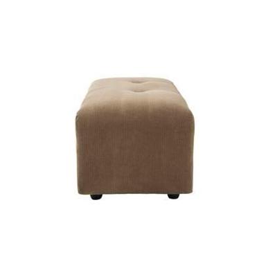 HKliving Vint hocker small Corduroy Rib Brown