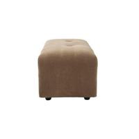 HKliving Vint hocker small Corduroy Rib Brown - thumbnail