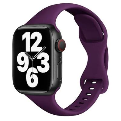 Sportbandje Slim Fit - Paars - Geschikt voor Apple Watch 38mm / 40mm / 41mm / 42mm Sportbandje Slim Fit - Paars - Geschikt voor Apple Watch 38mm / 40mm / 41mm / 42mm
