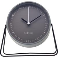 NeXtime NE-5240GS Wekker Berlin 14x13 cm Grijs/Metaal - thumbnail