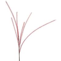 Countryfield kunsttak met 6 pluimen bordeaux 112 cm | 24 stuks - thumbnail