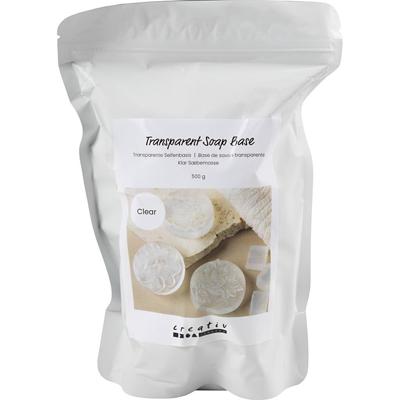 Creativ Company Transparante zeep basis, granules, 500 gr/ 1 doos