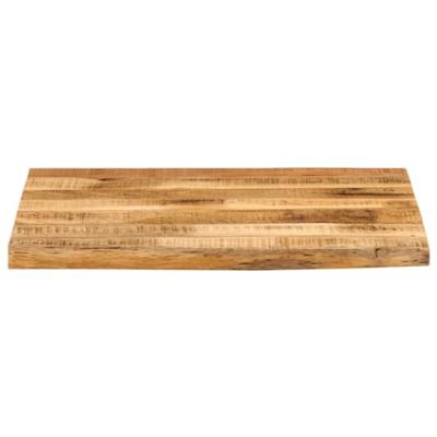 Tafelblad met natuurlijke rand 80x80x2,5 cm massief mangohout Tafelblad met natuurlijke rand 80x80x2,5 cm massief mangohout