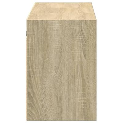 Tv-wandmeubel met LED-verlichting 130x31x45 cm sonoma eiken Tv-wandmeubel met LED-verlichting 130x31x45 cm sonoma eiken