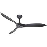 CasaFan ECO AIRSCREW 152 MS-MS Plafondventilator 28 W (Ø x h) 1520 mm x 275 mm Zwart (mat) Met afstandsbediening, Met wintermodus - thumbnail