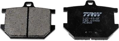 TRW remblokken "mcb 68 brake pad mcb 68 organic standard