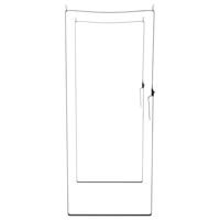 Dakkofferlift 100 kg nylon - thumbnail